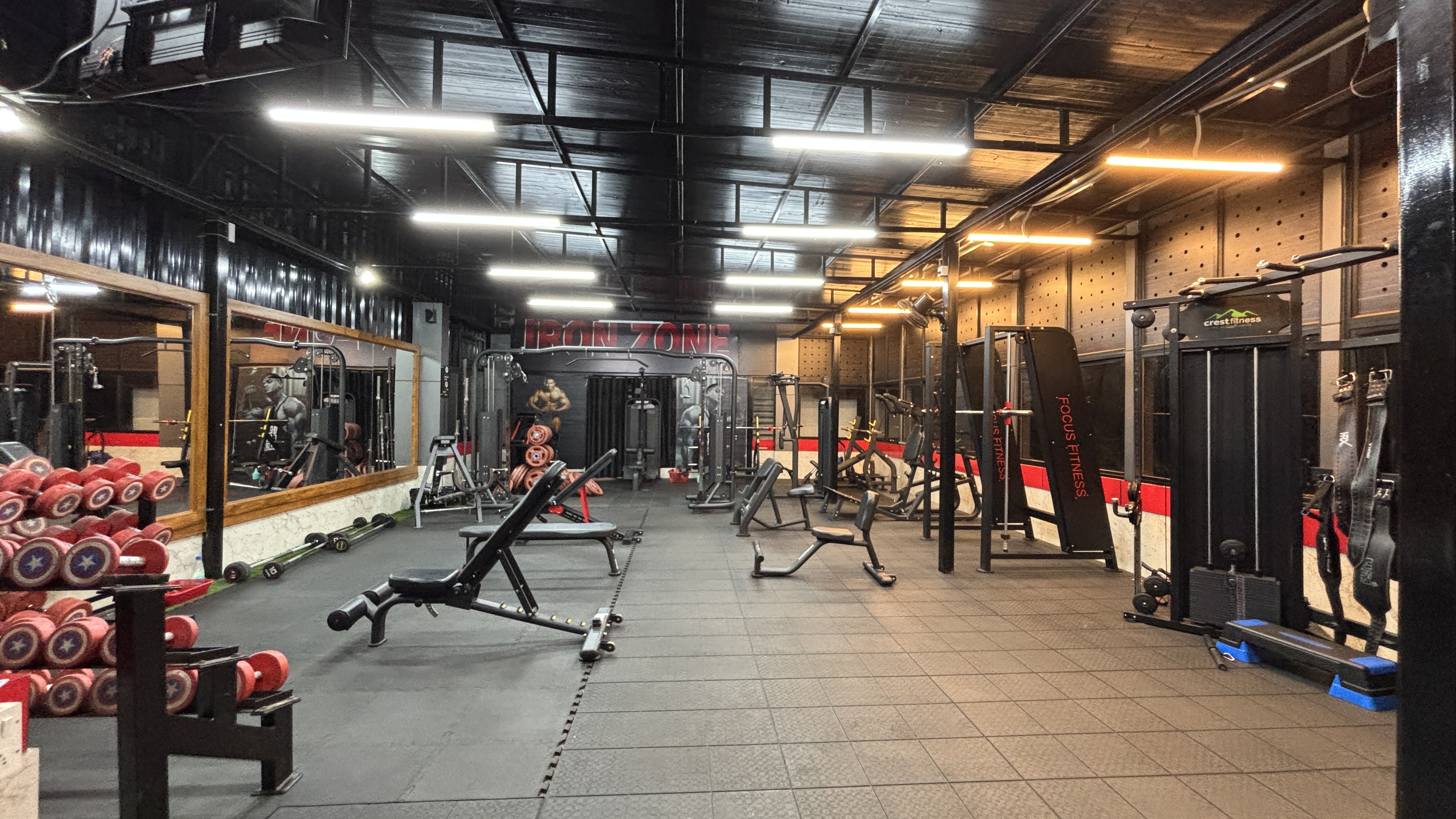 Iron Zone Gym - Weight Training Section